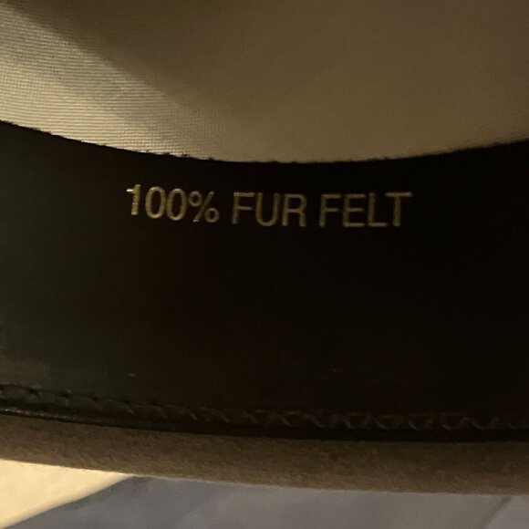 J Press Fur Felt Fedora Taupe - Size:57 - Picture 8 of 11